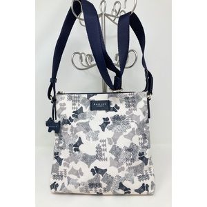 Radley of London navy nylon crossbody Data dog